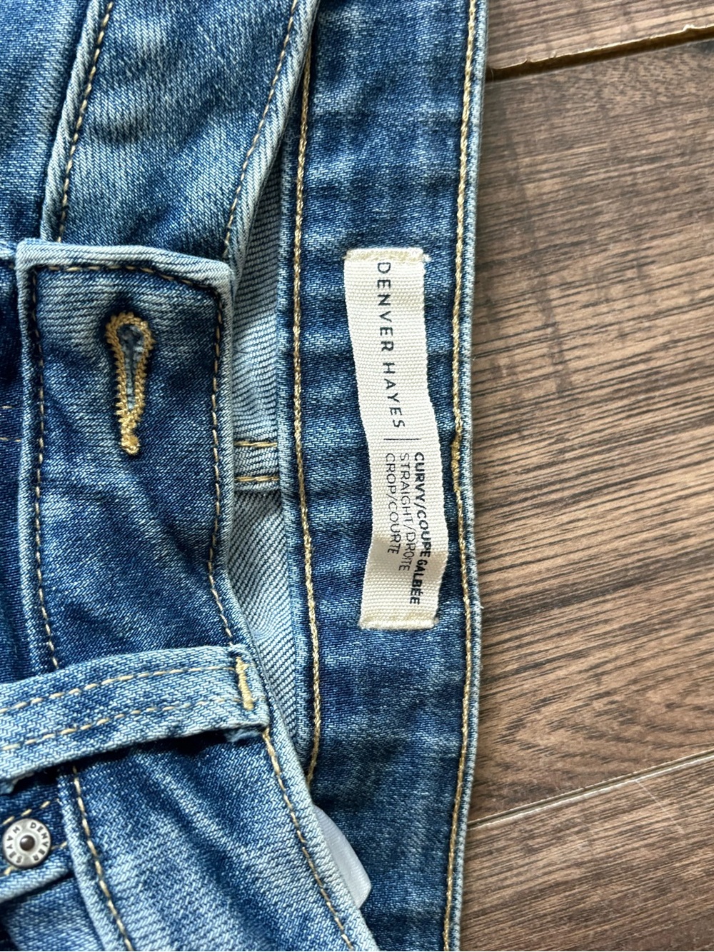 Ladies Denver Hayes Curvy Straight Chop Pants - Picture 5 of 5